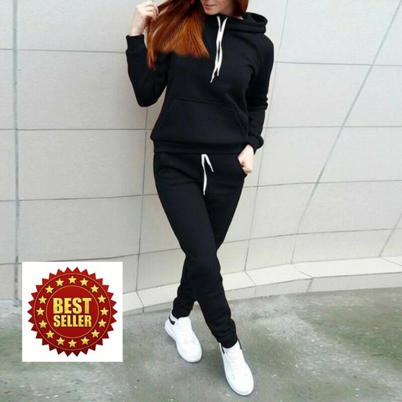 Pants - Light Tracksuit 2 piece set - ActiveWear Hoodie & Sweatpants set